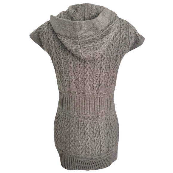 Fossil Hooded Cardigan Drop Waist - Picture 2 of 6